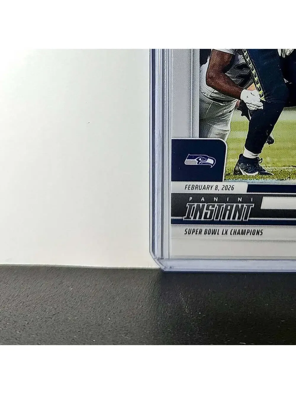 George Holani 2026 Panini NFL Super Bowl LIX Champions #5 Card Seattle Seahawks